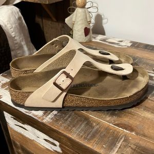 Birkenstock size 39 pearl white